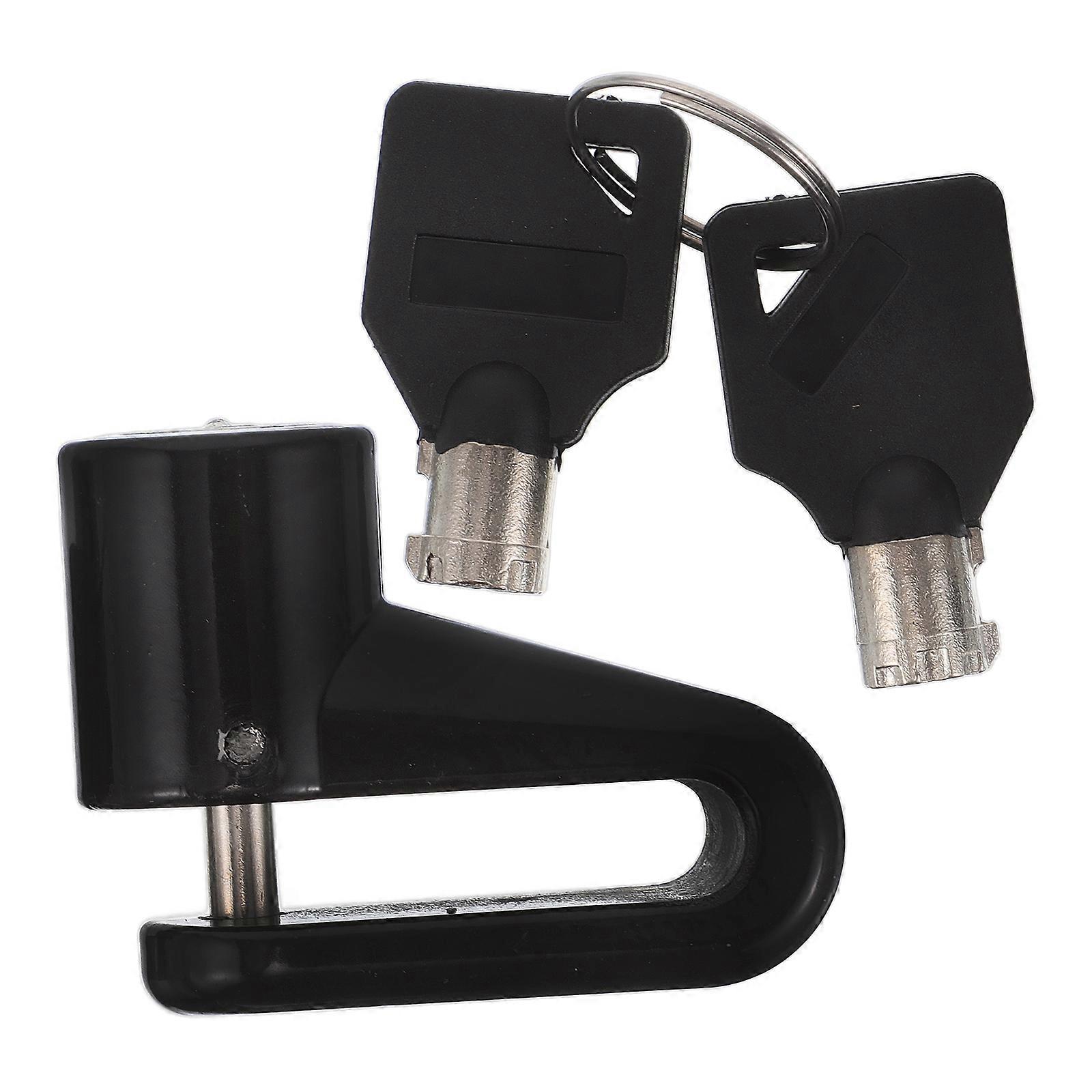 Compact Alloy Steel Disc Brake Lock for Motorcycles, Electric Bikes, and Scooters – Prying and Drilling Resistant Security Lock