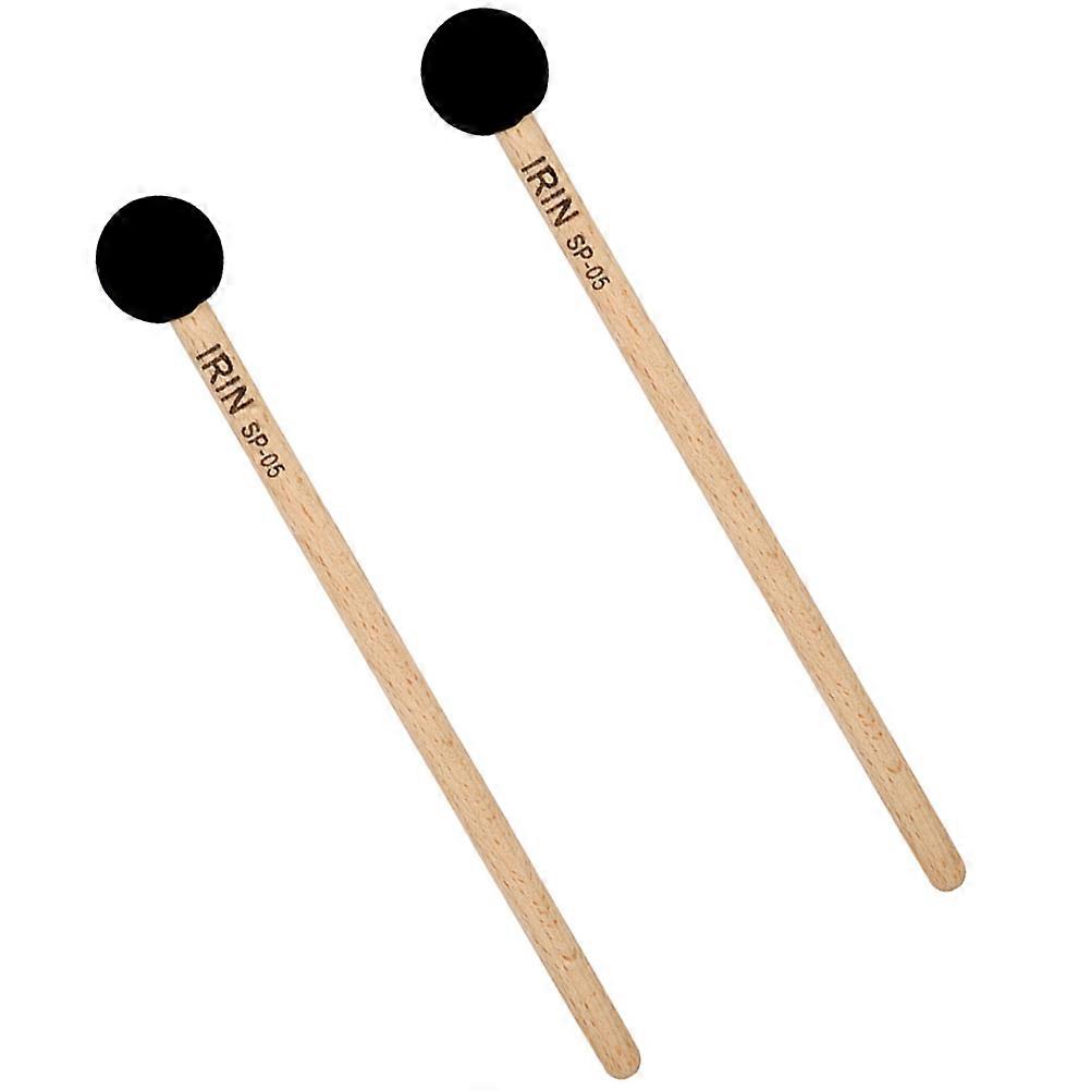 Drum Mallets Collection Performance Drumsticks Beech Wood Handle Not Easy to Damage 8.25X0.98X0.98in Percussion 2Pcs