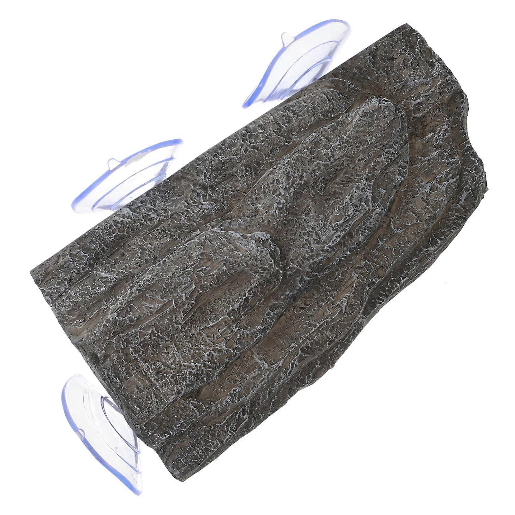 Aquatic Turtle Basking Platform with Suction Cups, Climbing Dock for Reptiles