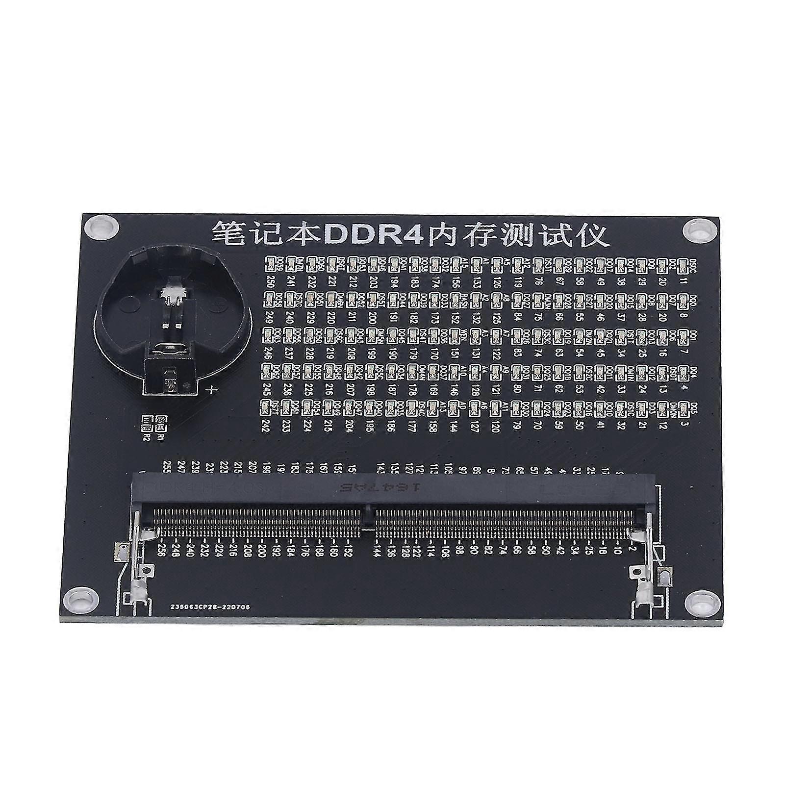 Scheda di memoria del computer portatile con luce a LED Riparazione del circuito stampato per scheda madre del computer Scheda di rilevamento DDR4
