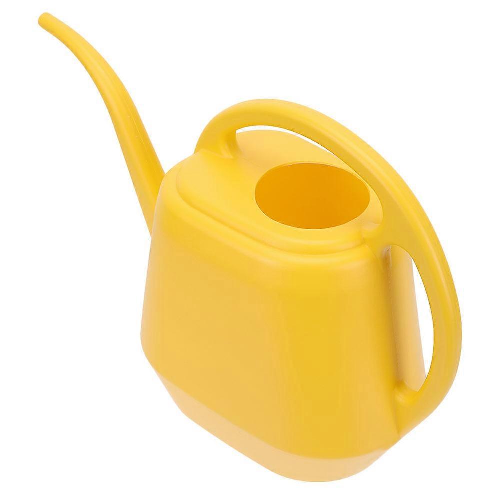 Flower Watering Kettle Small Watering Can For Home Gardening Tool Yellow 32.0X22.0X10.0Cm Accurate Watering 1Pcs
