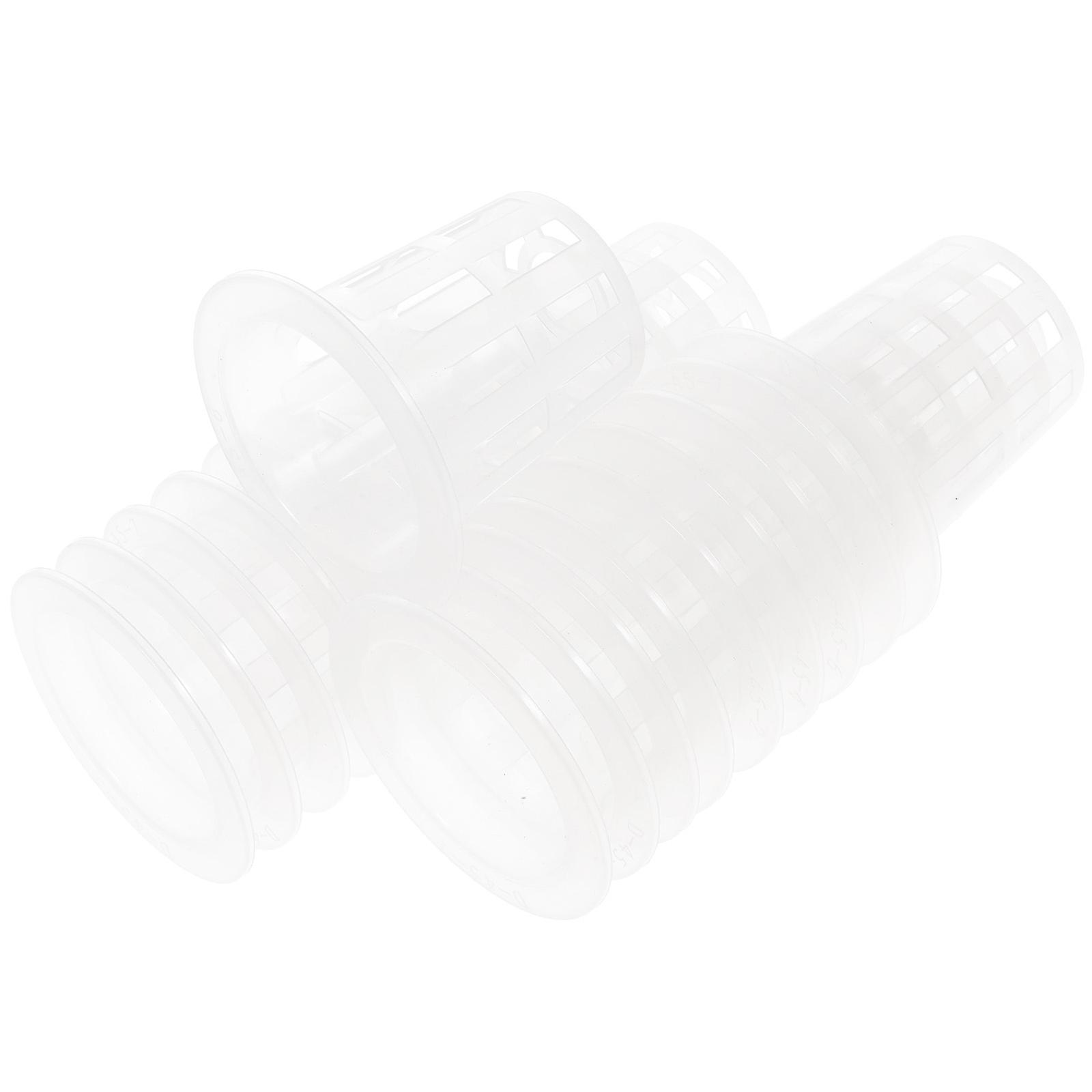 100pcs Durable Hydroponic Mesh Net Cups for Soilless Cultivation – Slotted Planting Baskets for Vegetables & Aquatic Plants, Easy Handling &