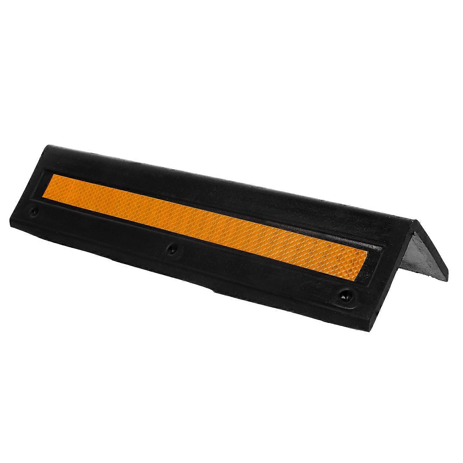 Rubber Edge Wall Guard with Reflective 1 Set Garage Wall Protector for Parking Edge Guard
