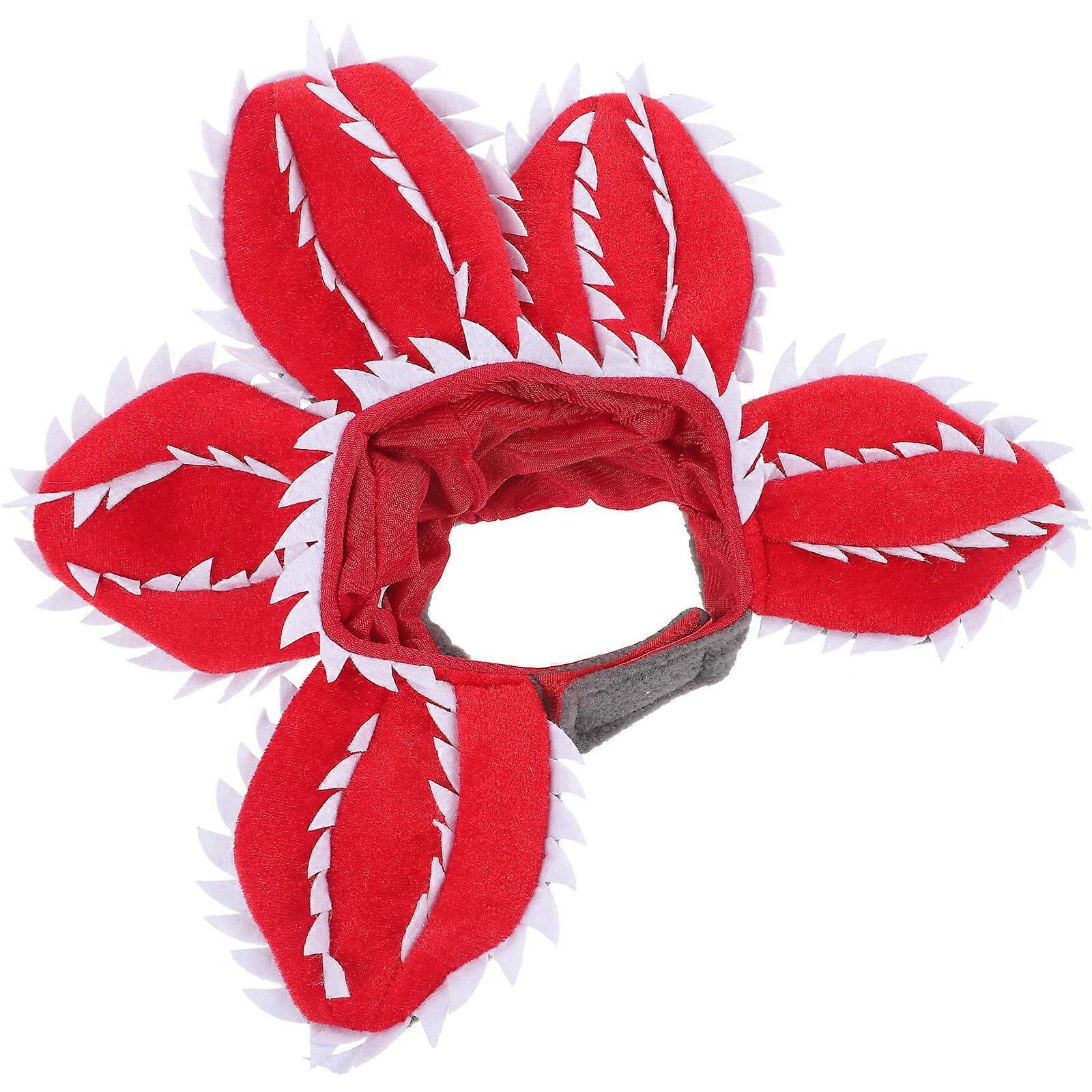 Decorative Pet Hat Made of Plush and Hook and Loop Fastener for Special Occasions Assorted Color