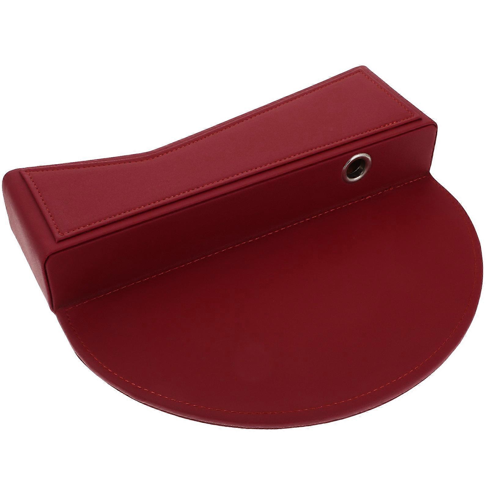 Pink Car Accessories Car Storage Organizer For Daily Use Dark Red 26.00X21.60X5.10CM Additional Storage Space Durable Materials 1Set