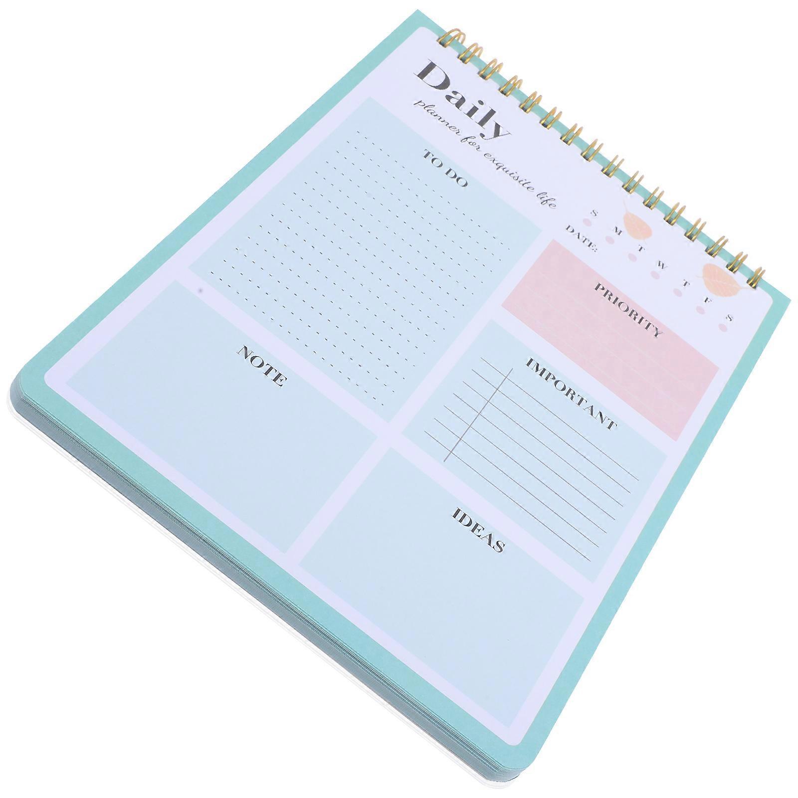 Efficient Date Planner Notepad for Academic Study Calendar   Daily Scheduling Reminder Book for Easy Organization and Management