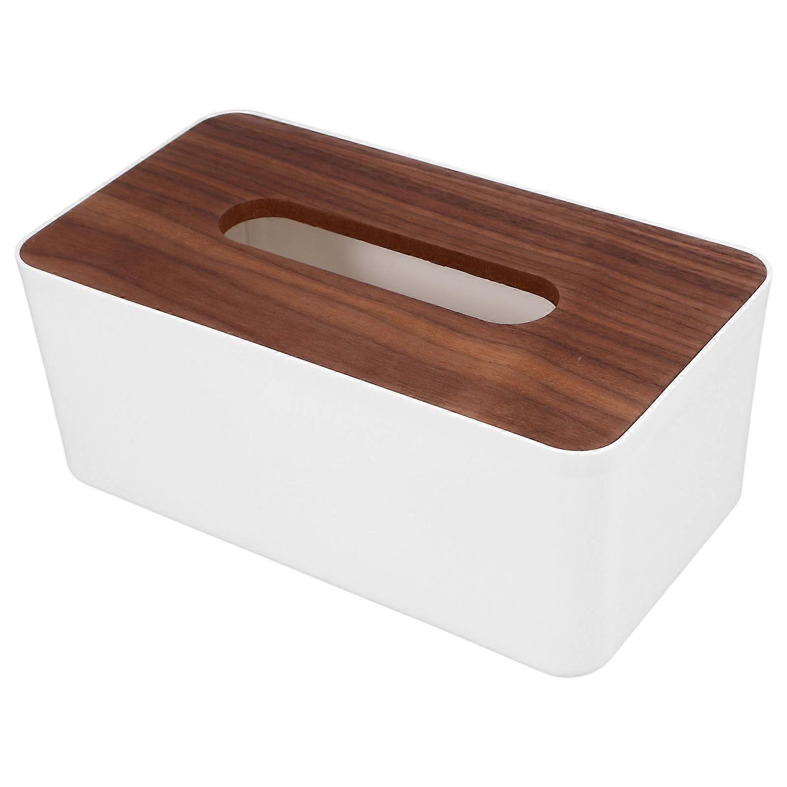 Rectangular Tissue Box Cover Holder Dispenser Bathroom Organizer