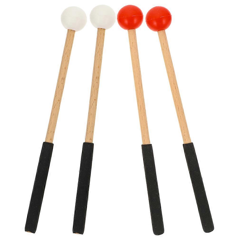 Mallet Percussion Sticks Marimba Mallet Performing Musicians 22.00X2.50X1.20CM Comfortable Grip 2 Pairs