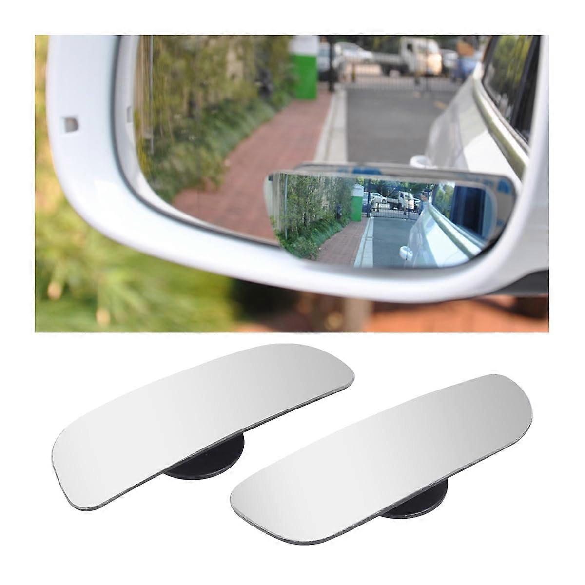 Car Blind Spot Mirrors Pack of 2, HD Convex Wide Angle Side Mirrors, 360 Degree Adjustable for All Vehicle Types
