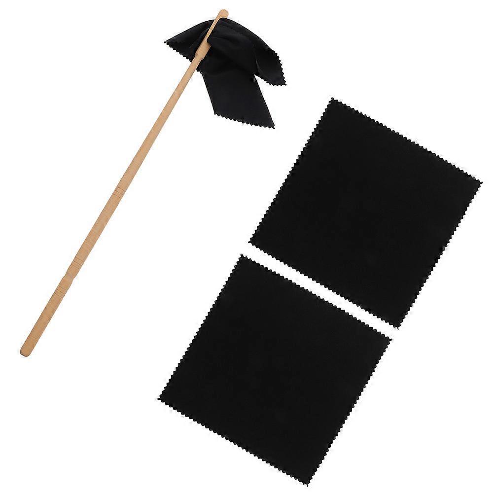 Musical Instrument Maintenance Kit With Flute Cleaning Rod And Cloths For Flute Set