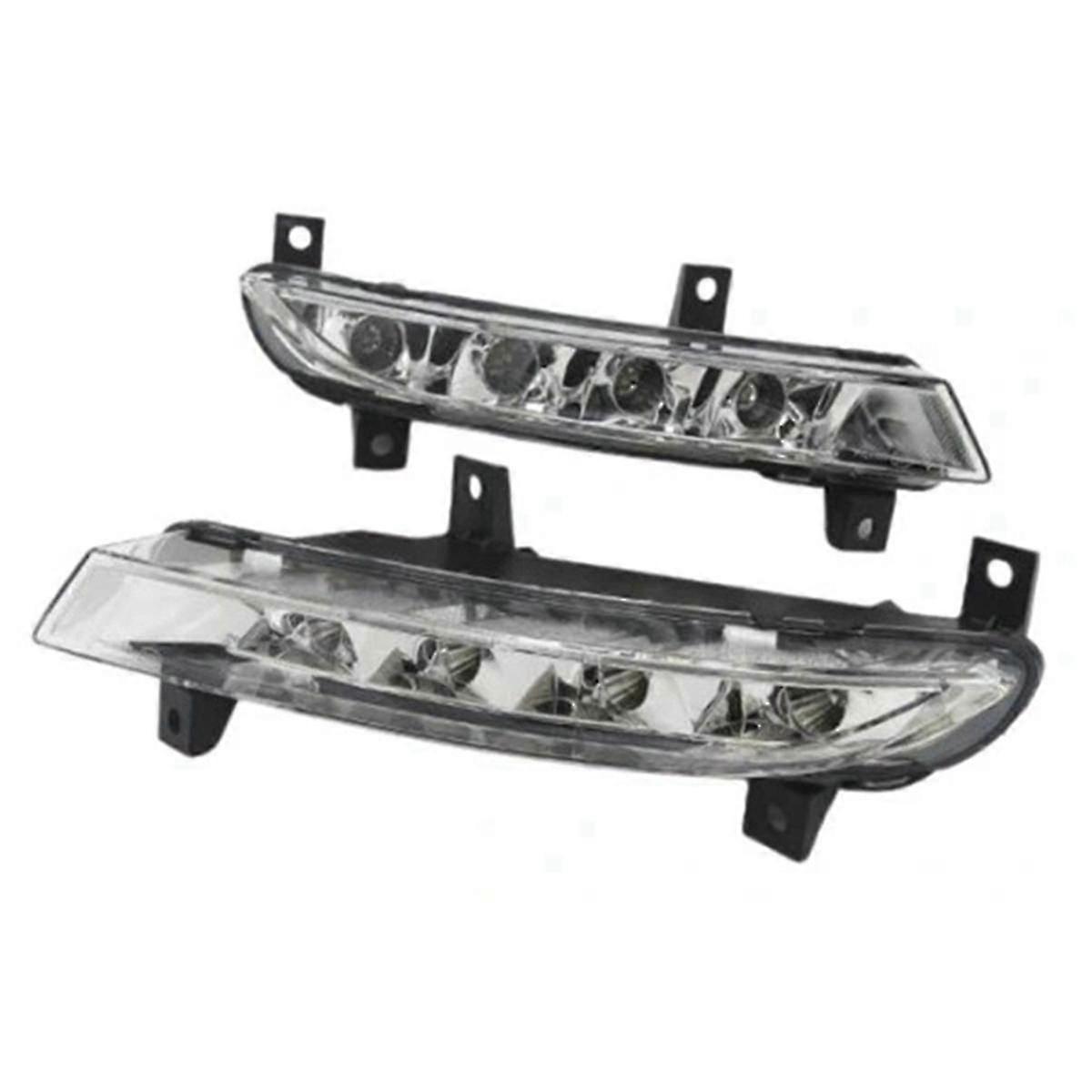 Car Front Bumper Drl Led Fog Lights Daytime Running Light For 2009-2013 1z0941067 1z0941068