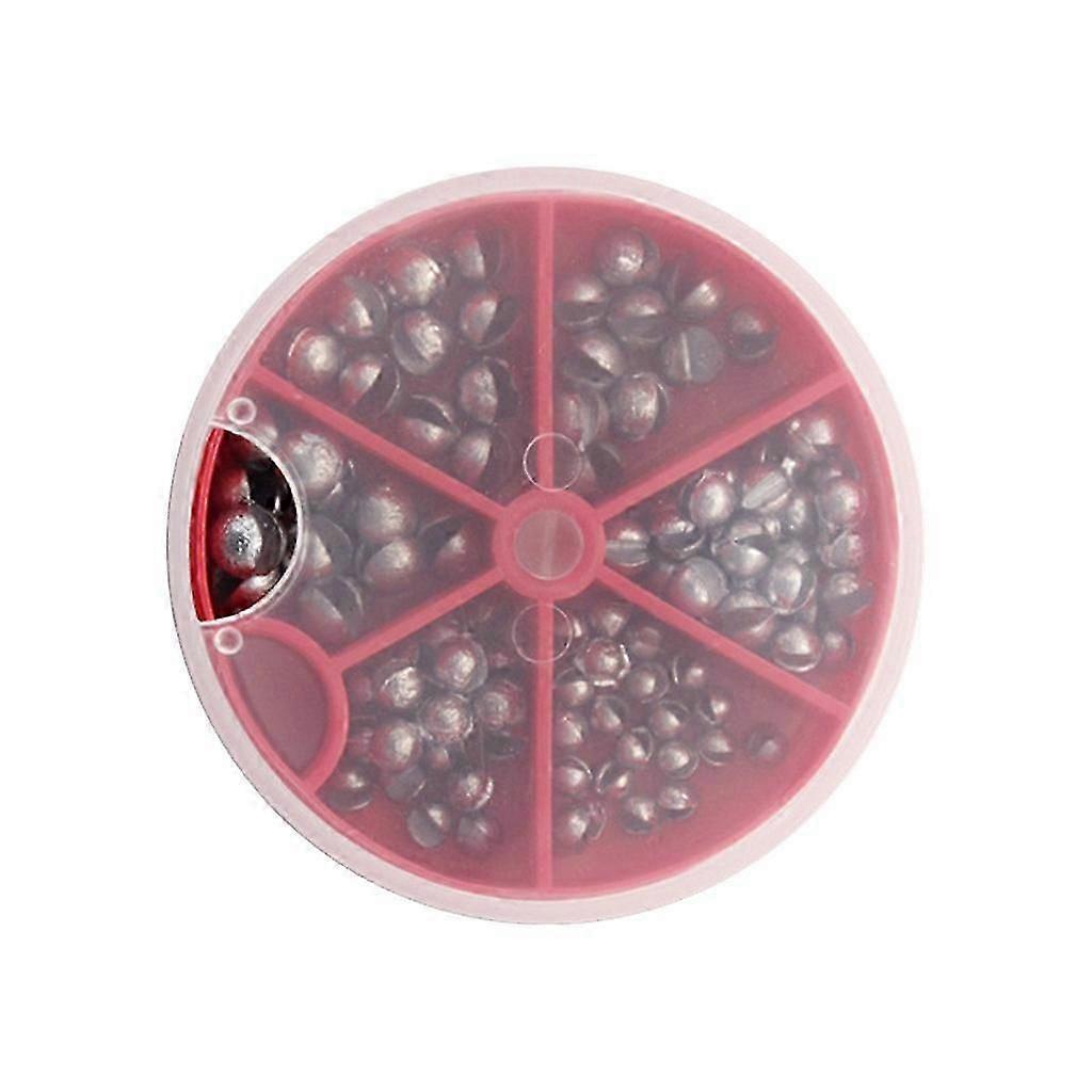 100 Fishing-Egg Bullet Rig Sinkers Ψάρεμα Βάρος μολύβδου Split Shot Box