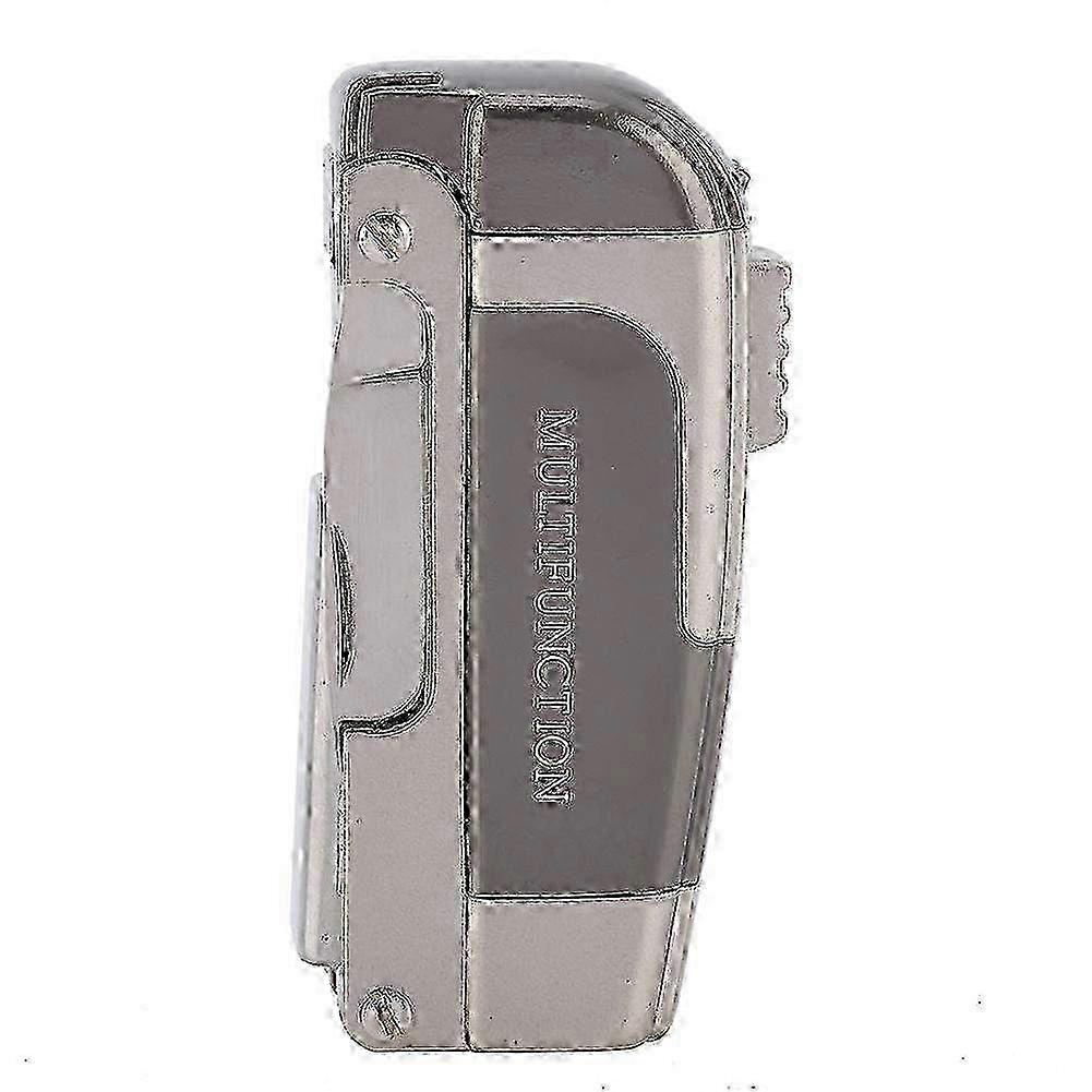 Multifunctional Winproof Cigarette Lighter Metal Smoking Lighter With Bottle Opener