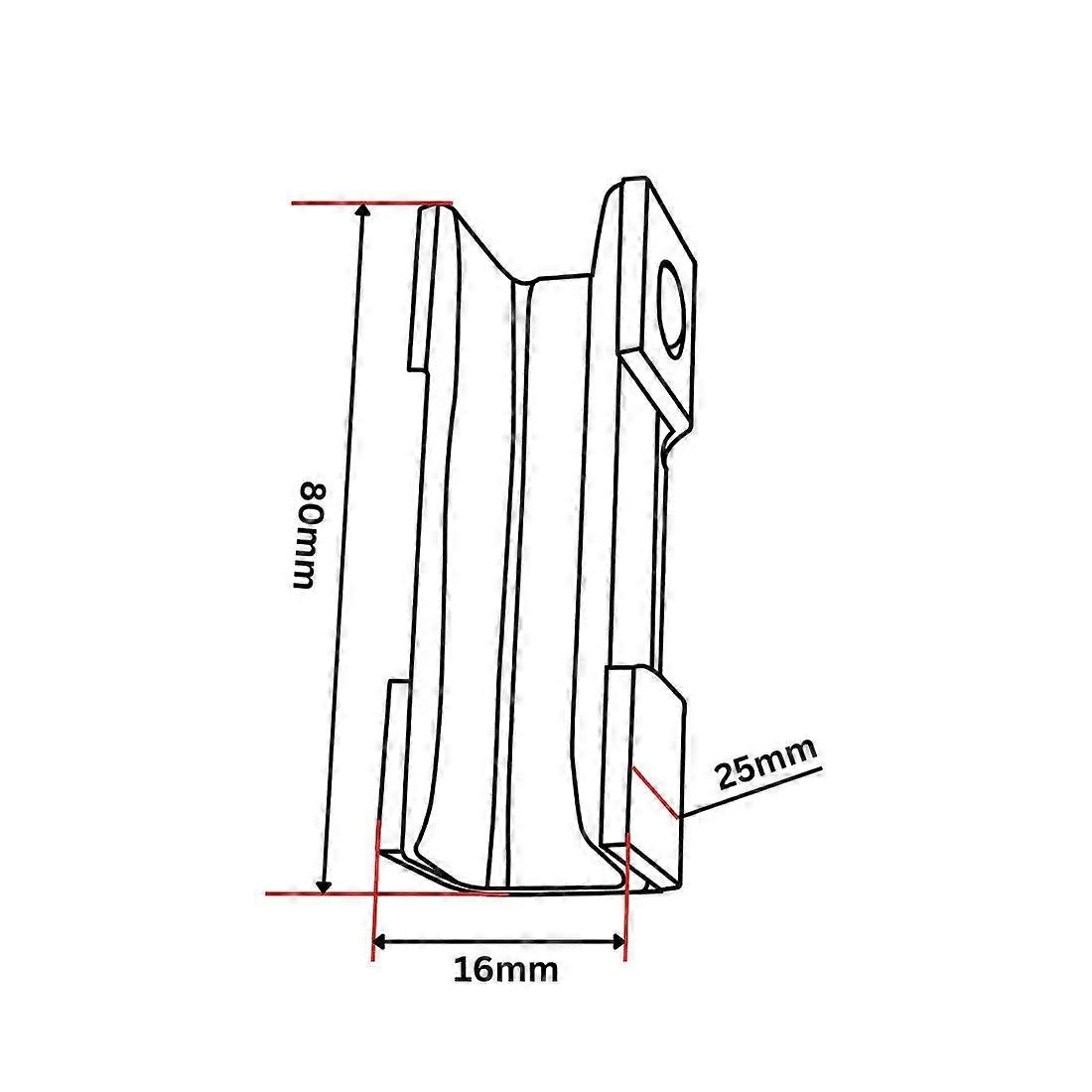 Kone Guide Shoe Insert 80x25x16 Kmhsm482-op2 5mm