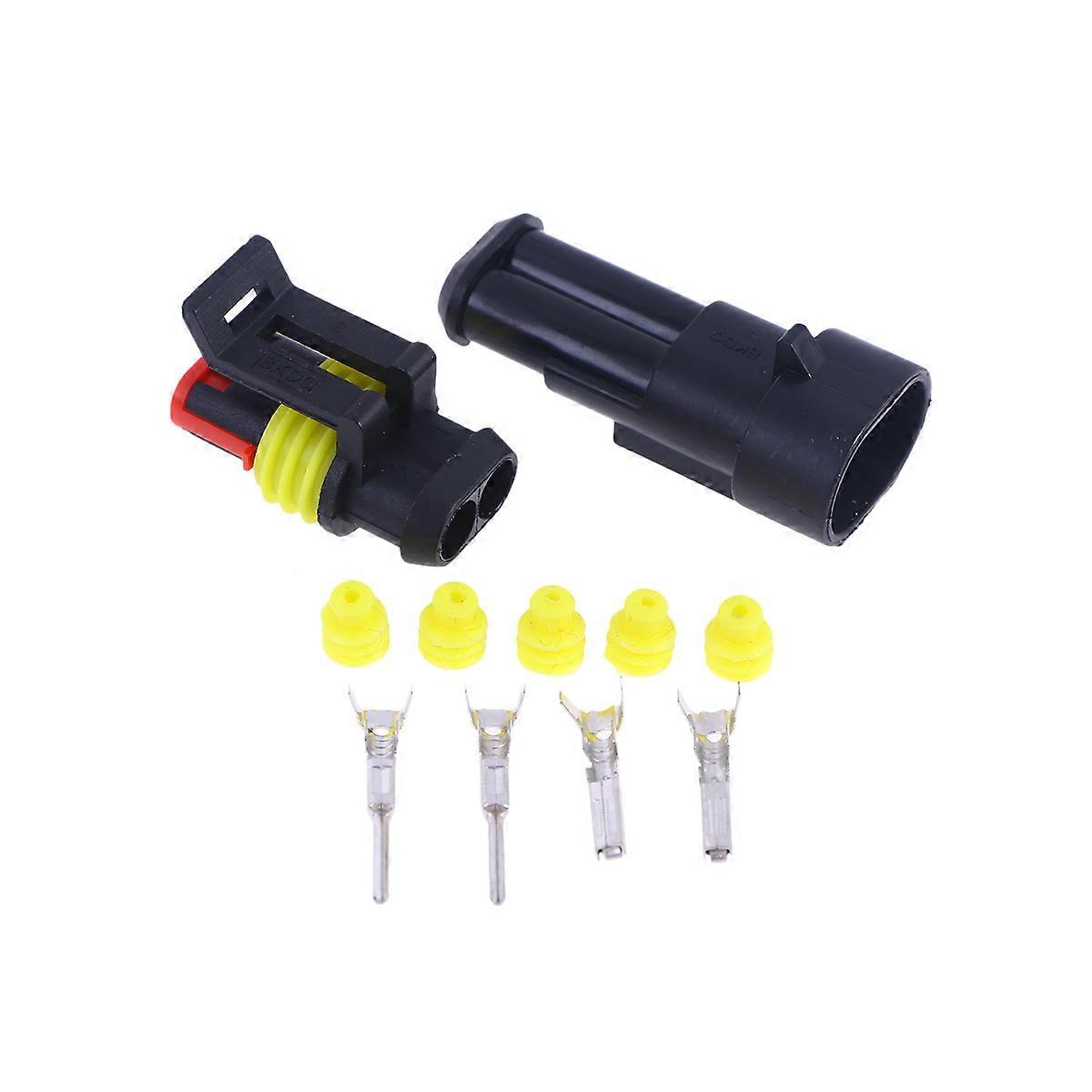 Waterproof Connection 3 Pin Way Electrical Connector Plug 1.5mm Series Terminal Sockets For Assorted Color Crimping Compatible 1 Set