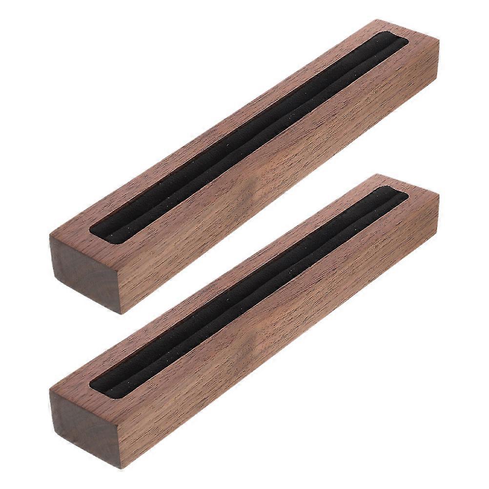 Here's a polished and professional product description for the **2pcs Wood Rings Display Tray**:
**2pcs Wooden Ring Display Trays – Stylish