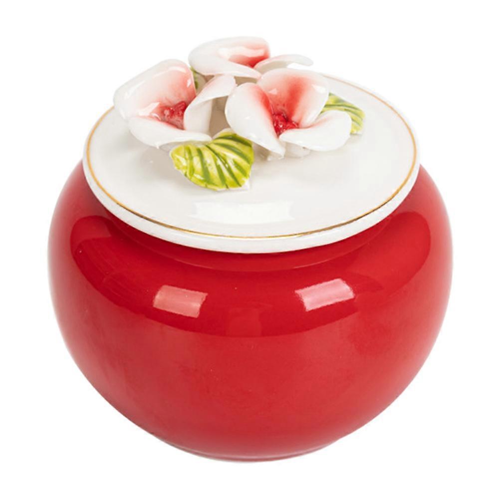 Ceramic Food Storage Jar Airtight Multi-Function 400ML For Tea Storage At Home 1Pcs