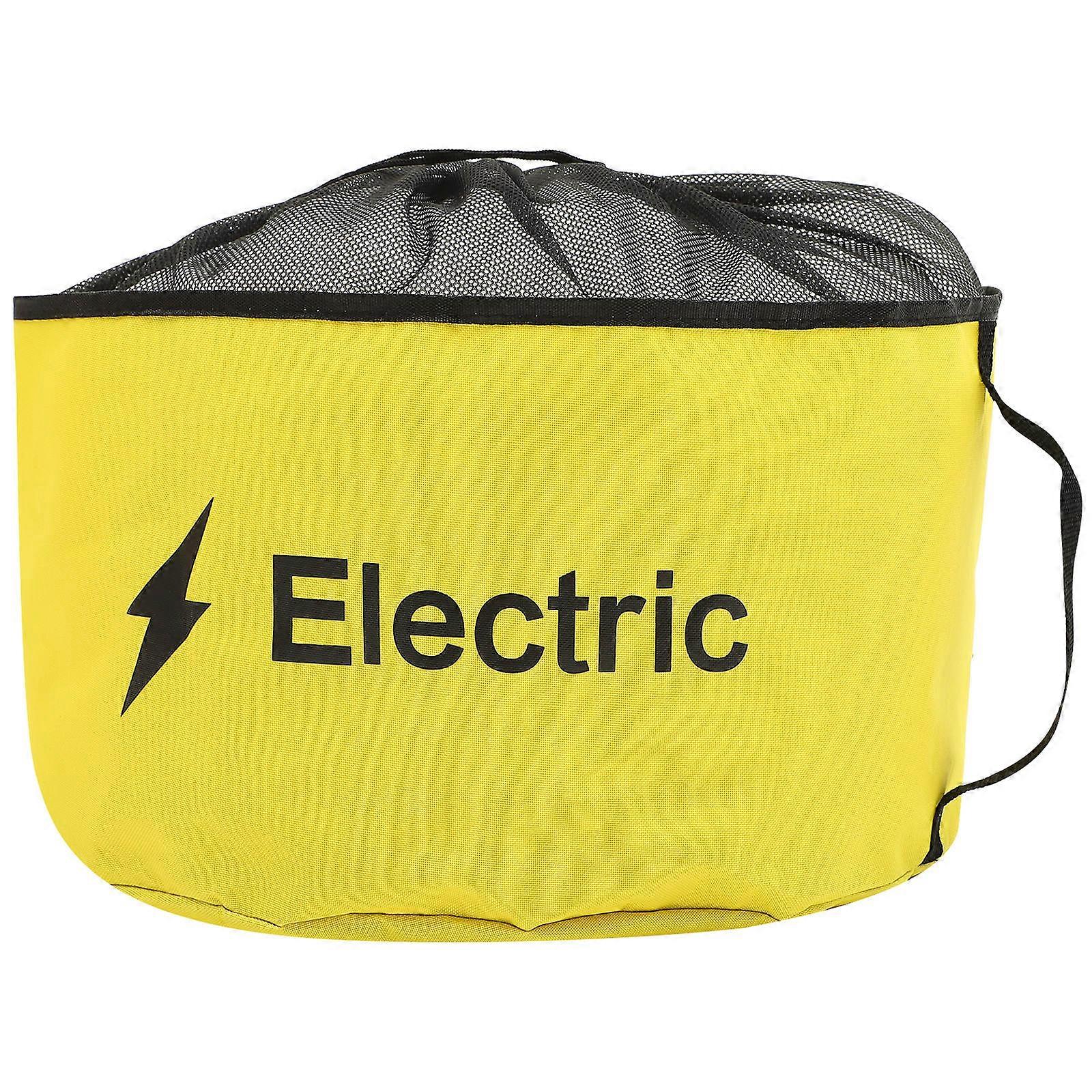 Yellow RV Utility Bag for Outdoor Use Large Capacity Tool Storage Bag Made of 600D Oxford Cloth 12x8x5 inches