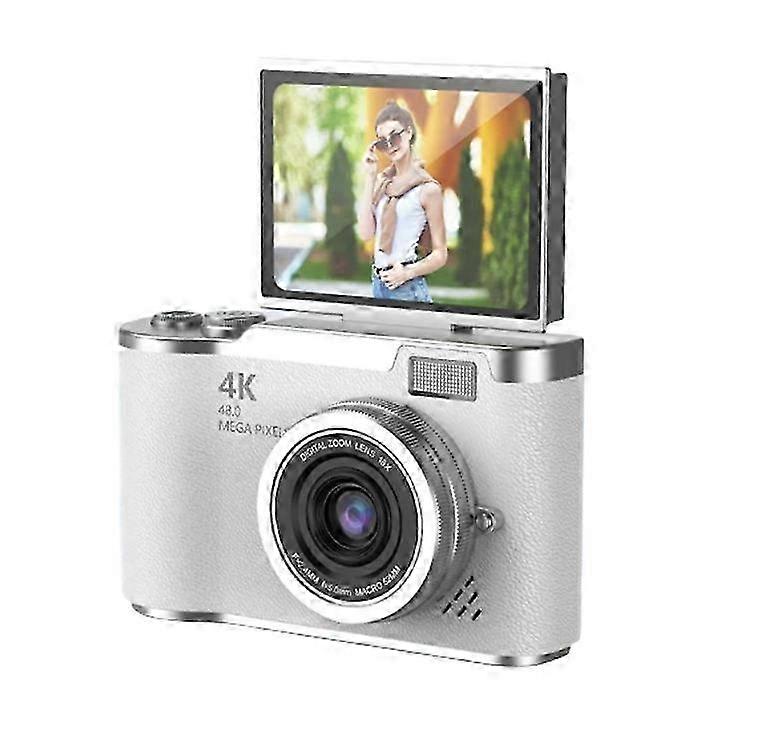 Portable Camera FHD 48MP 4K Digital Camera with 8X Zoom with Flip Screen