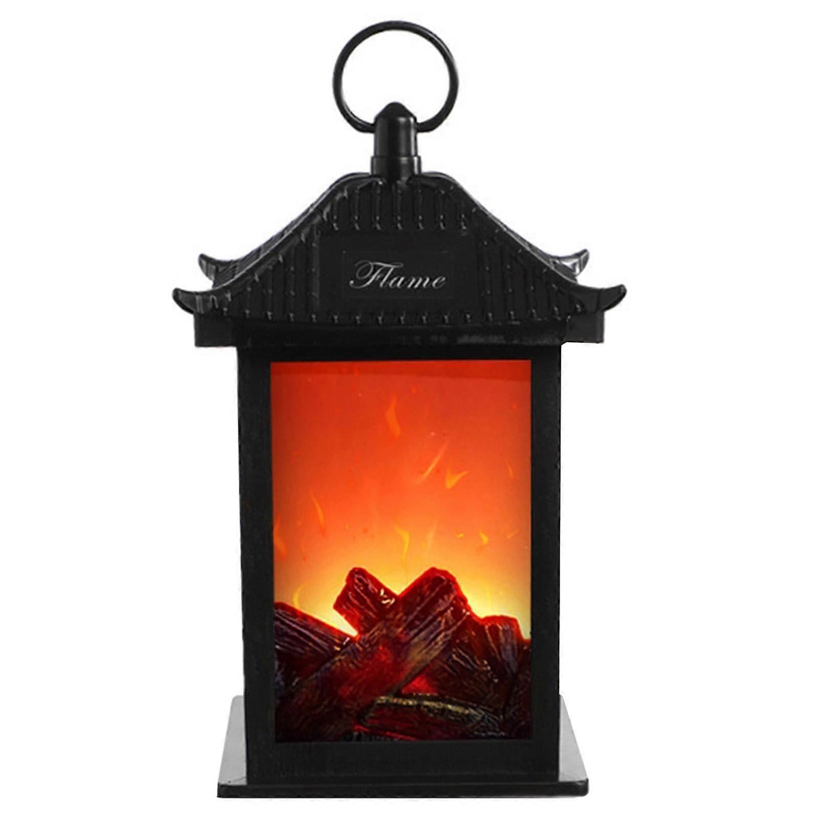 Flame candle lantern LED light, soft glow, realistic flameless firelight for parties, festivals, weddings