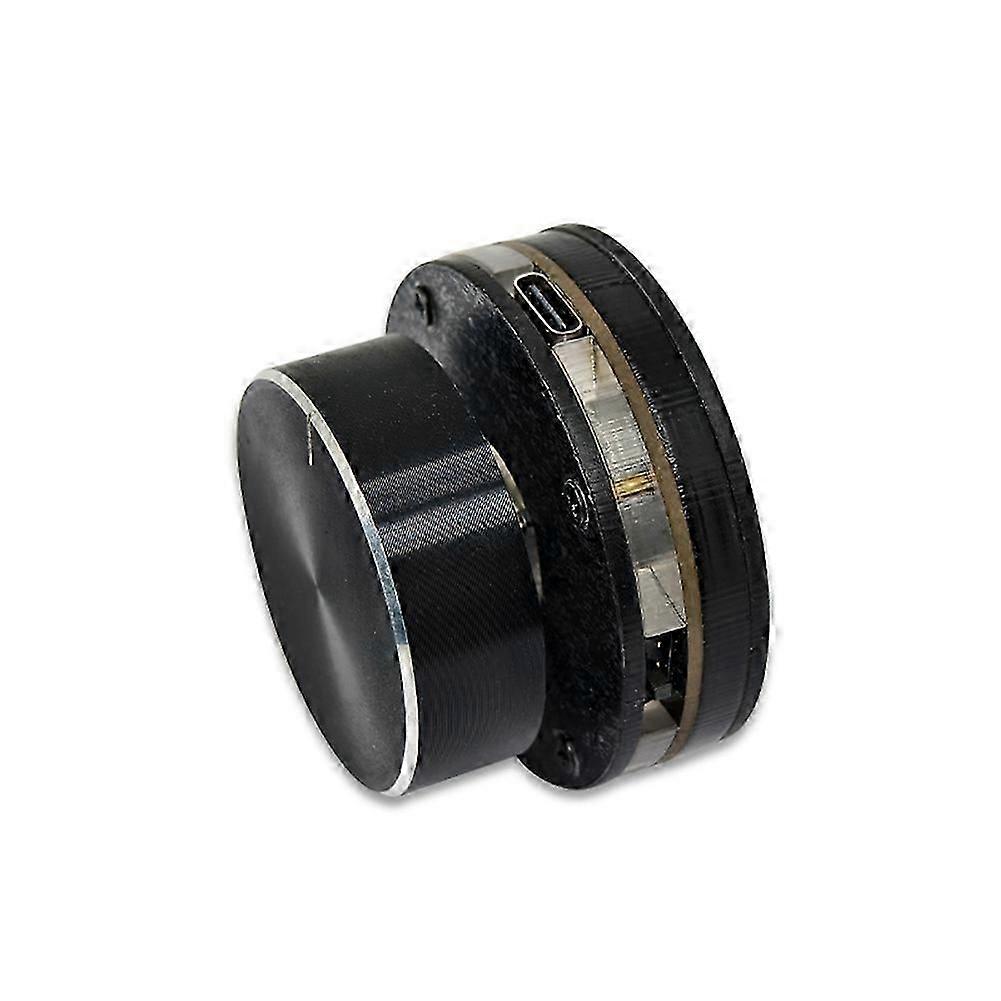 USB Wireless Volume Control Knob External Media Adjustment Controller with RGB Light for Android Sys