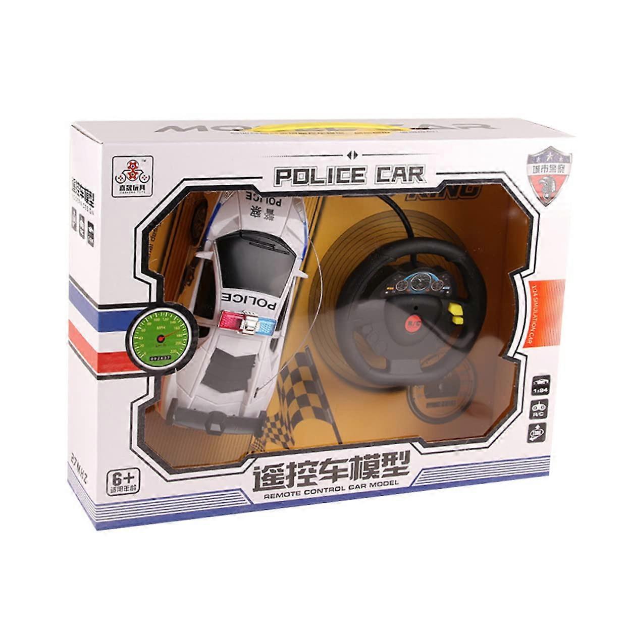 1 Set Remote Controlled Police Car Model Car for Boys, Safe and Durable Display Piece, Battery Not Included