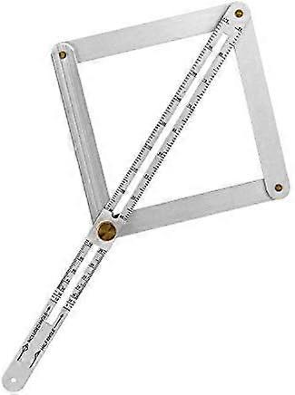 Stainless steel angle measuring ruler protractor