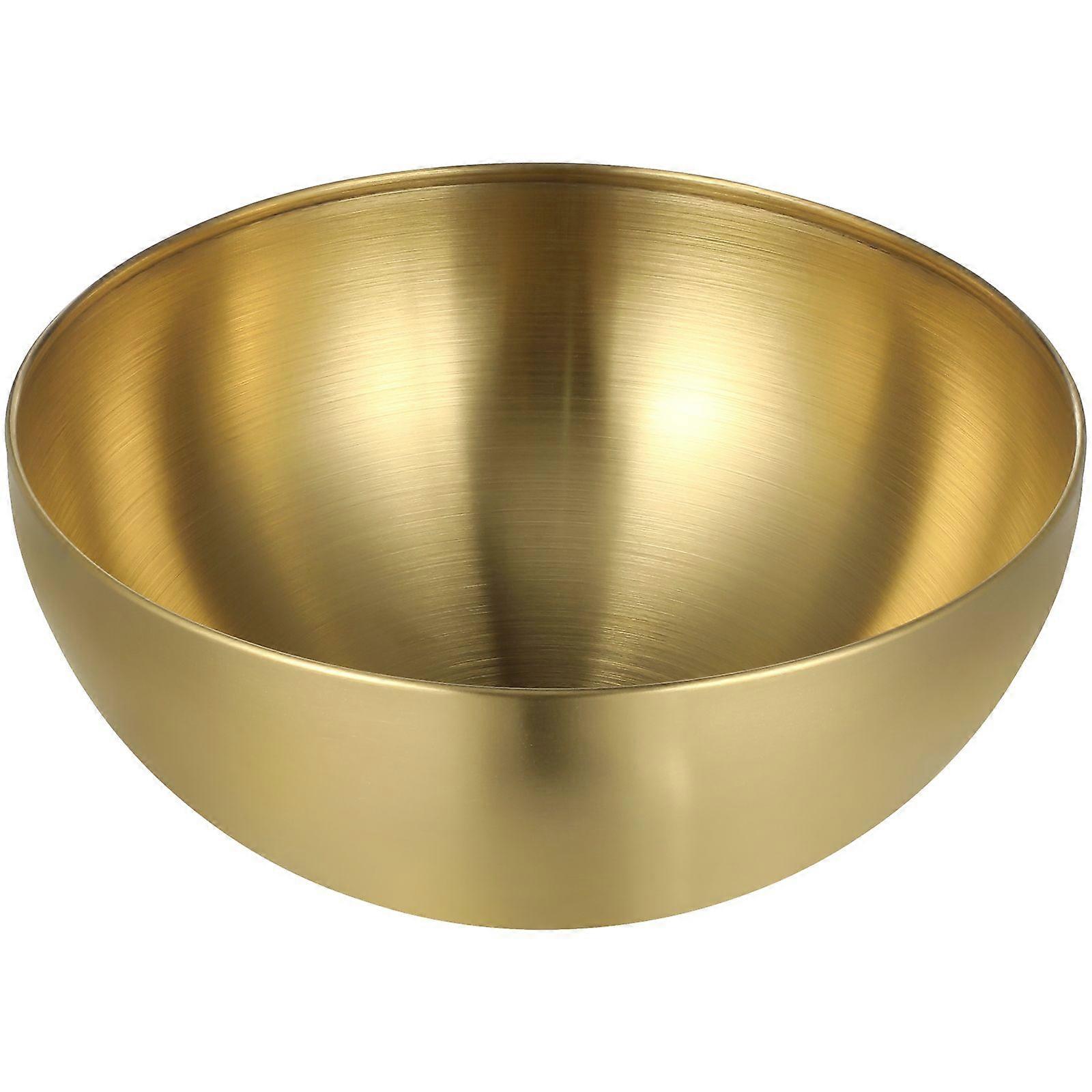 Stainless Steel Salad Bowl Multi-function Serving Bowl Household Noodle Bowl Salad Supply