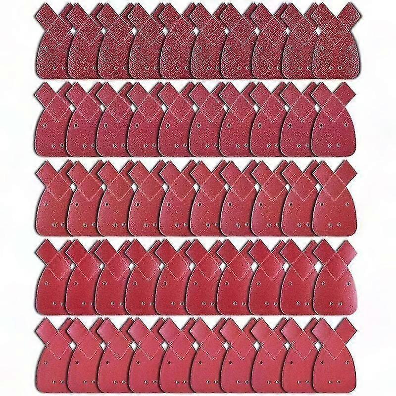 100Pcs Triangular Sanding Sheets 170x140x95mm for Multi-Function Sander, 2000 Grit Abrasive Paper
