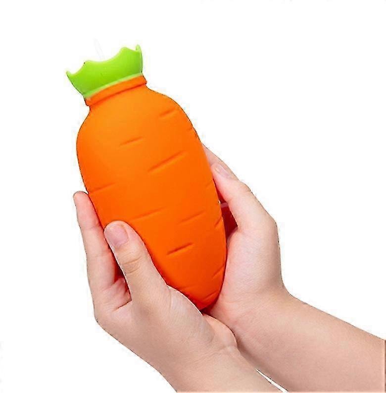 Carrot-shaped Silicone Hot Water Bottle