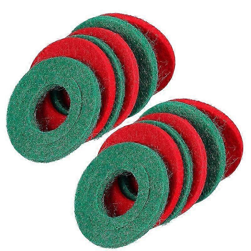 12 Pieces Battery Terminal Anti Corrosion Washers Fiber Battery Terminal Protector, 6 Red and 6 Green