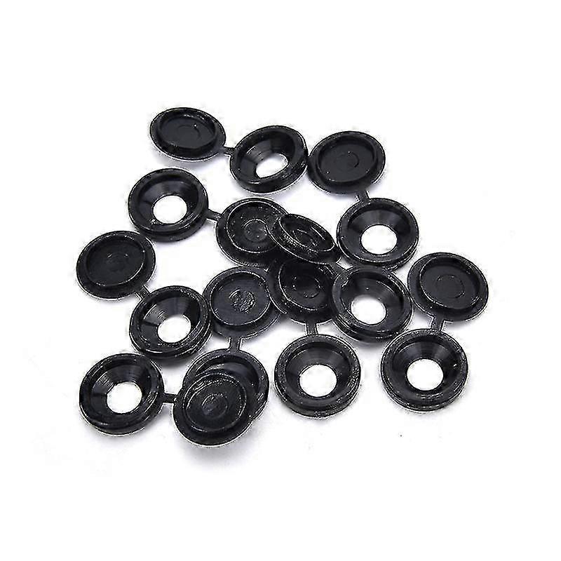 10 stk hengslede plastskrudeksler for bil, hjem, møbeldekor - Fold & Snap Design