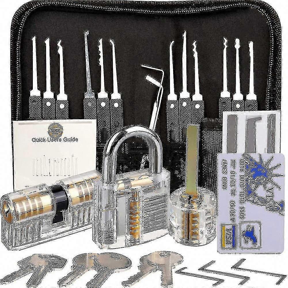 Lock Pick Set Unlock Picking Kit Professional Tools for Beginners and Experts