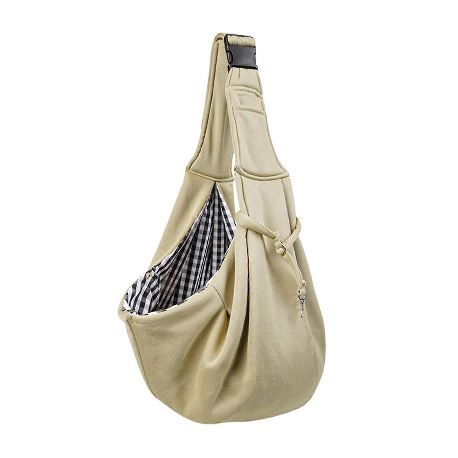 Cat Carrier, Breathable, Lightweight Pet Carrier For Hiking, Adjustable Shoulder Straps, For Cats And Small Dogs, Khaki