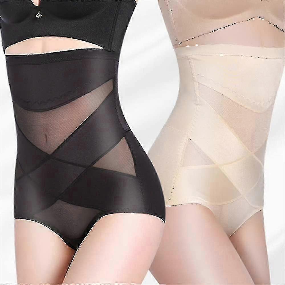 High Waisted Compression Shaper Sliming Corset Belly Sculpting Pants Chiloți Shapewear Tw