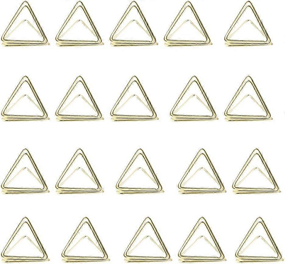 20 Place Card Holders Triangle Name Card Picture Holder Photo Stand Desk Number