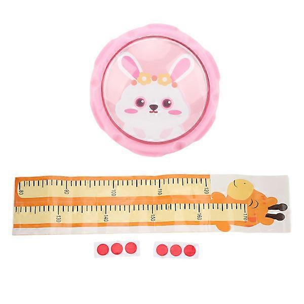 Touch High Jump Counter with Voice Prompt, ABS Self-Adhesive Height Training for Home, School, Rabbit