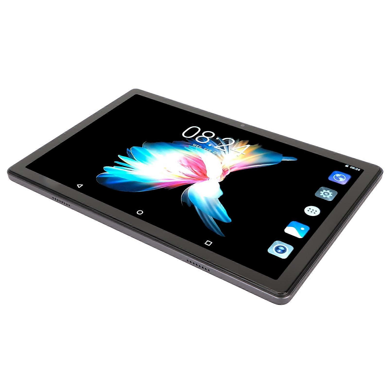 10.1 Inch Android 13 Tablet 8GB RAM 128GB ROM Gray UK Plug