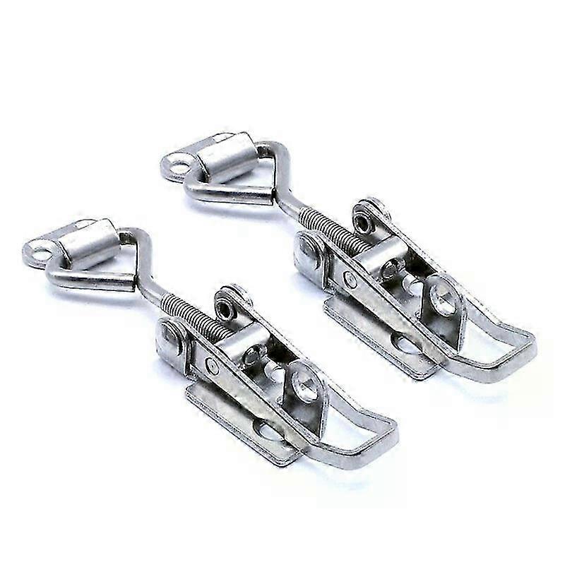 Locking Fasteners, Set of 2 Rustproof Steel Secure Closure for Cabinets, Toolboxes