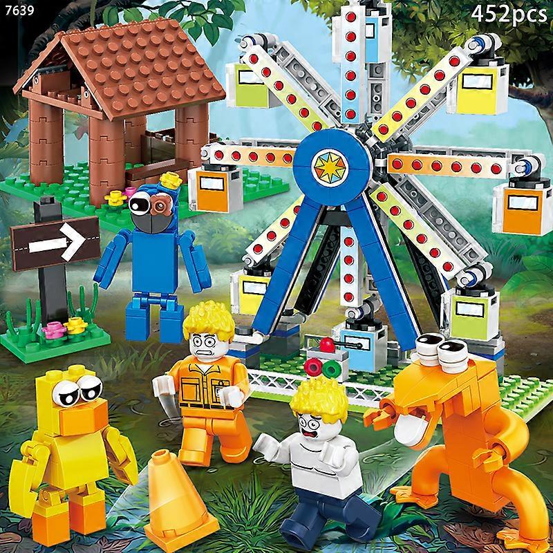 2025 Rainbow Partner Building Blocks Set Action Figure Educational Construction Articulated Action Figure Toy