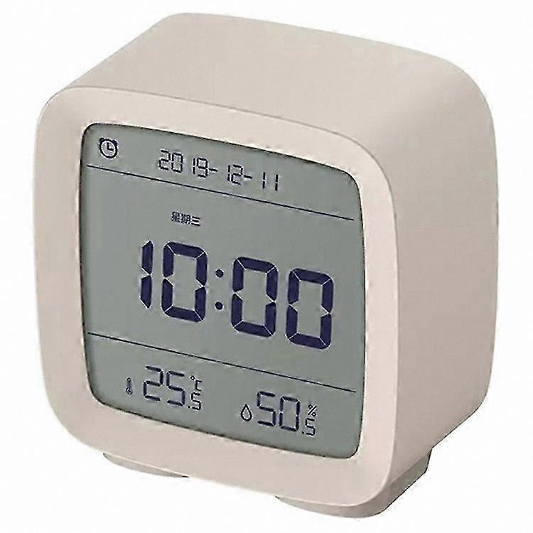 Bluetooth Hygrometer Thermometer with Alarm Clock and Adjustable Backlight for Home Office Use