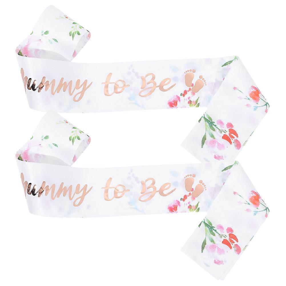 Mommy to Be Sashes Decorative Sash for Baby Shower Party 2Pcs Set
