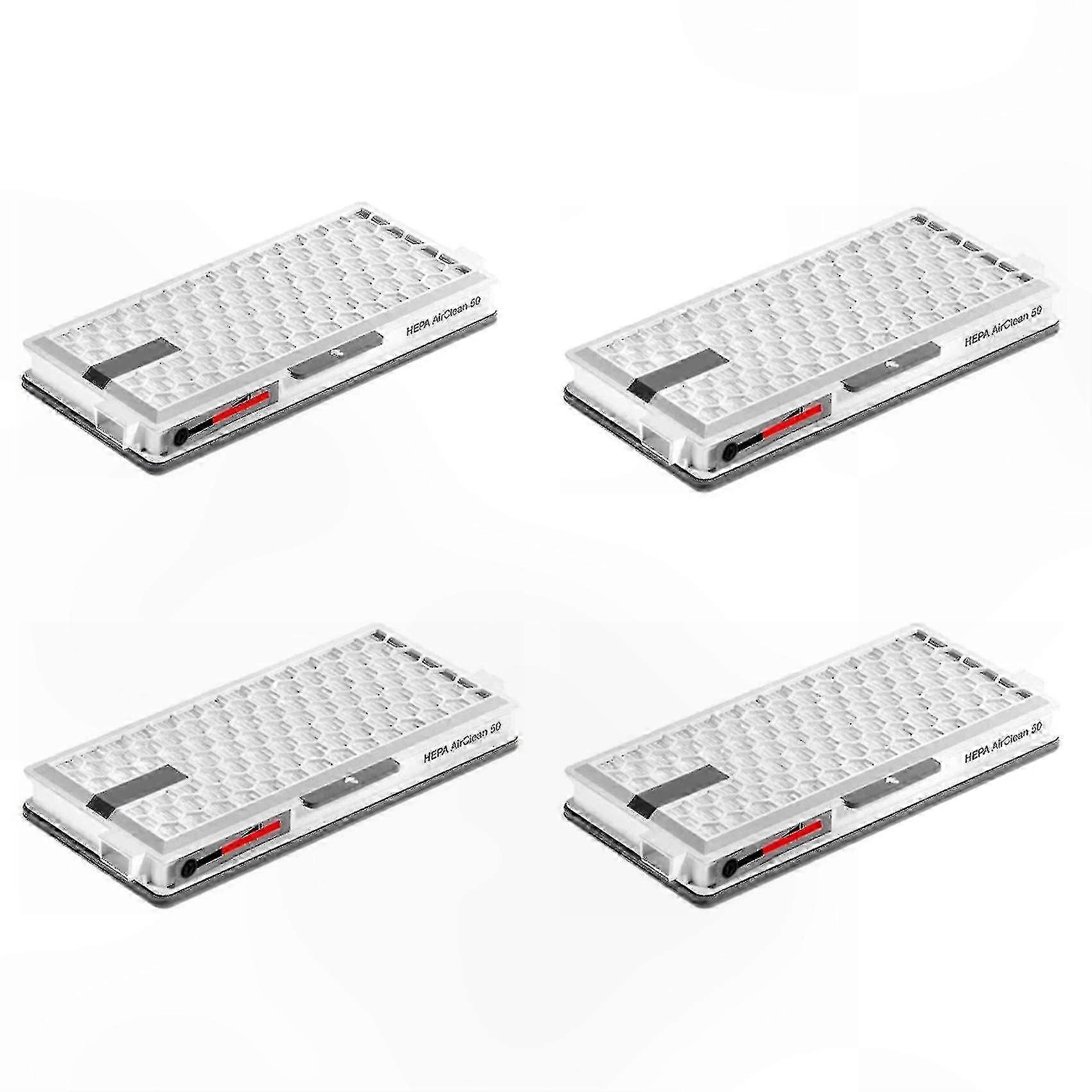 4-Pack HEPA Vacuum Filters Compatible with S4 S5 S6 S8 C2 C3 Models AirClean Replacement Parts for Home Cleaning Efficiency