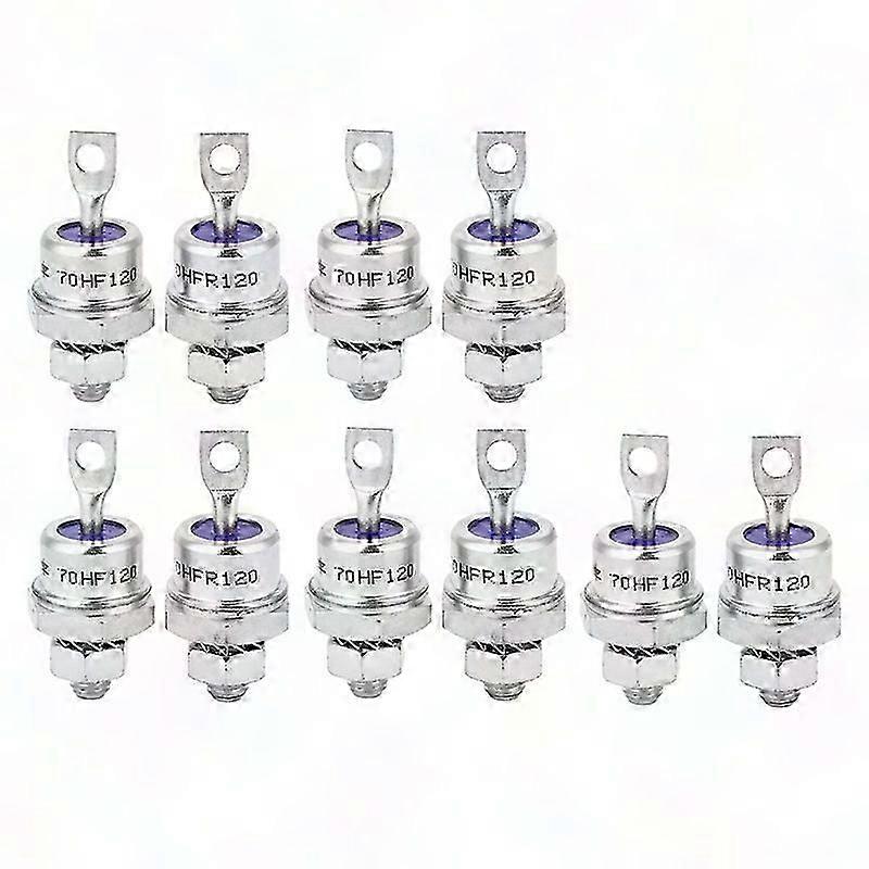 5 Pairs 70HF120/70HFR120 70A 1200V High Power Rectifier Diode, Metal Stud Type