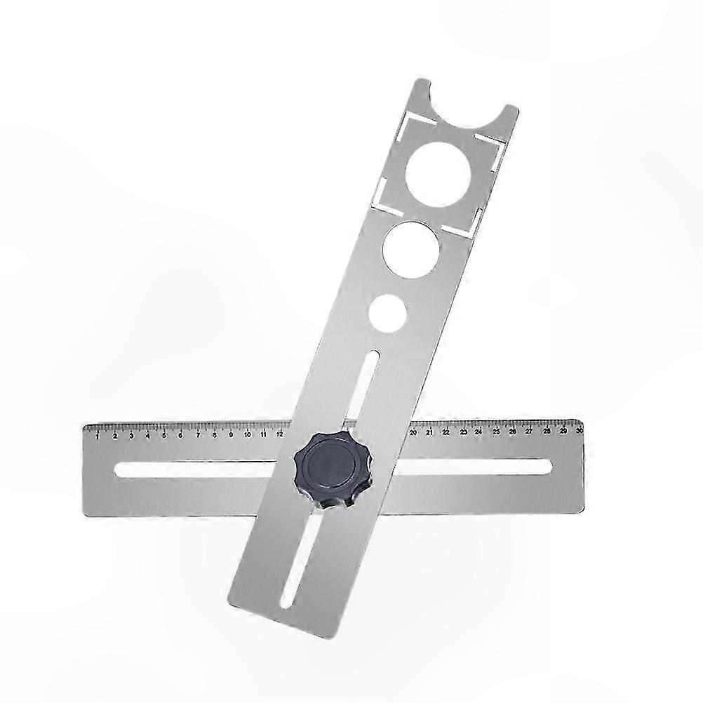 Adjustable Drill Locator for Ceramic, Glass, and Marble Hole Positioning Tool