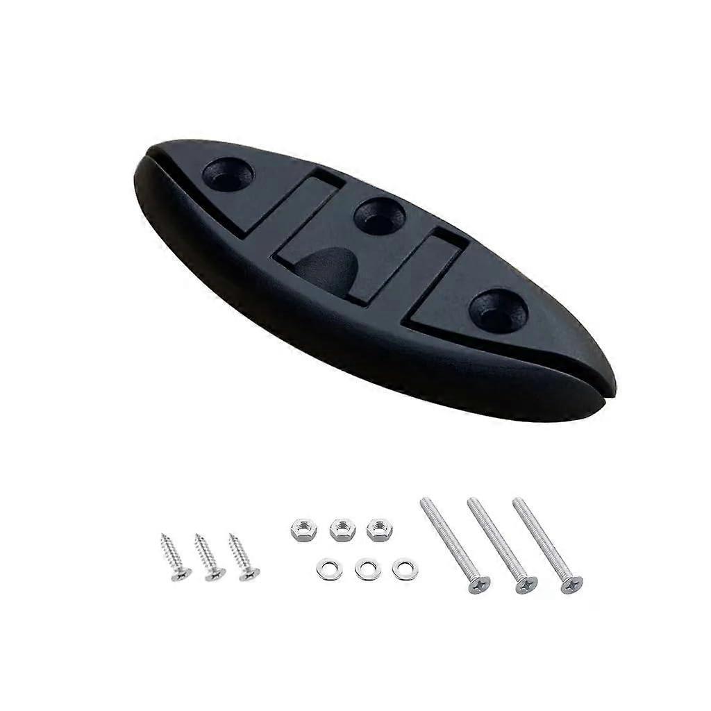 Mooring Cleat 130mm Nylon Flip Up Folding Pull Up Boat Dock Deck Marine Sailboats Kayak Hardware
