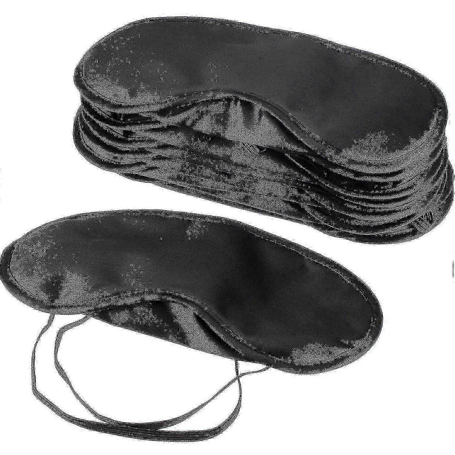 Blindfold Eye Mask Shade Cover For Sleeping With Nose Pad, 10 Pack
