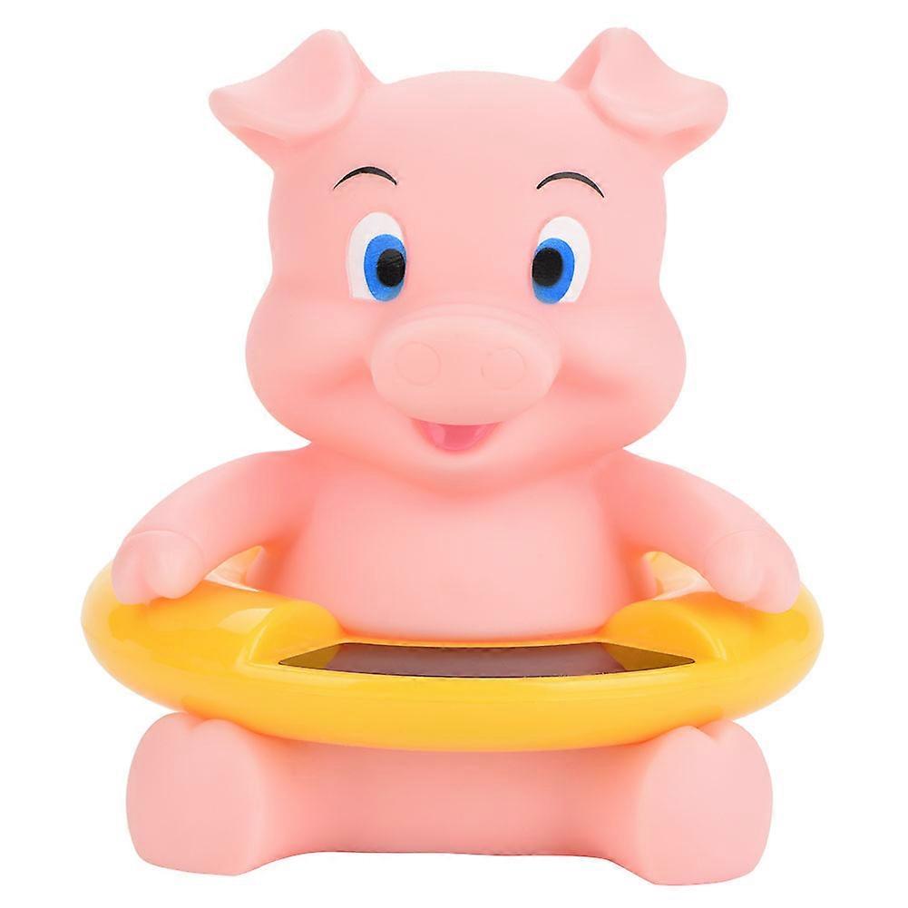 Thermomètre de bain pour bébé, affichage de la température, thermomètre flottant pour animal mignon, cochon rose