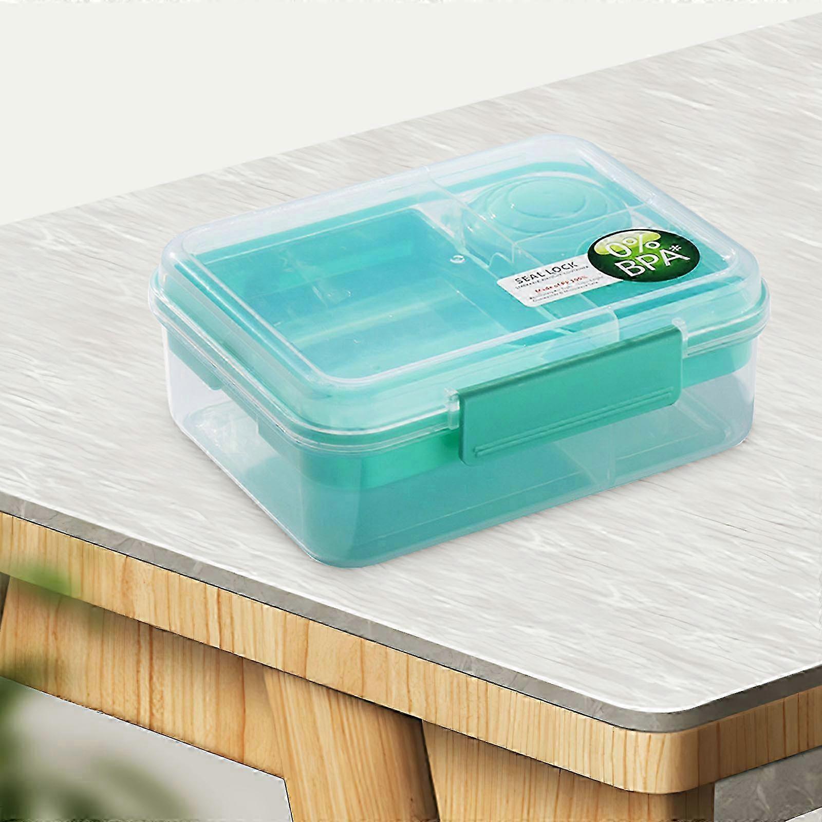 Portable Double Layer Lunch Box Divided Into Compartments Bento Box Picnic Salad Box Portable Office Lunch Box Student Lunch Box AA 2025