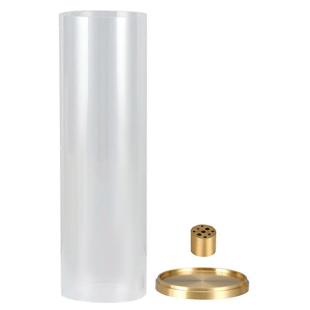 Incense Burner Holder for Relaxation and Decor 5Sets with Brass and Acrylic